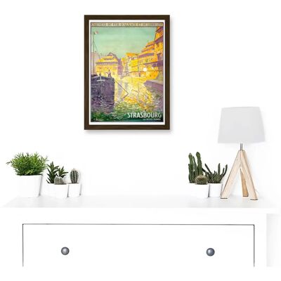 Artery8 - Vintage Travel Advert Strasbourg - A4 - Wall Art Print Artery8 - Vintage Travel Advert Strasbourg - A4 - Wall Art Print