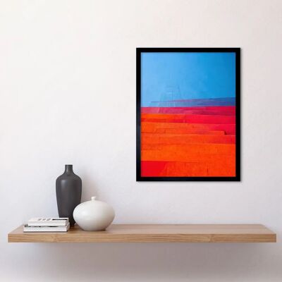 Artery8 - Abstract Minimalist - Blue Purple Pink - Poster Artery8 - Abstract Minimalist - Blue Purple Pink - Poster