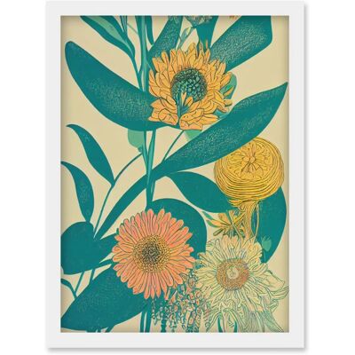 Artery8 - Marigold Daisy - Framed Art Print Artery8 - Marigold Daisy - Framed Art Print