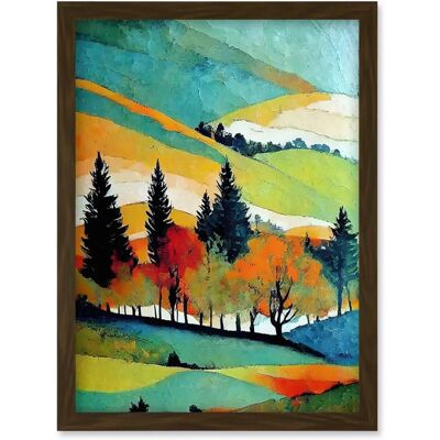 Artery8 - Autumn Landscape - Framed Wall Art Print Artery8 - Autumn Landscape - Framed Wall Art Print