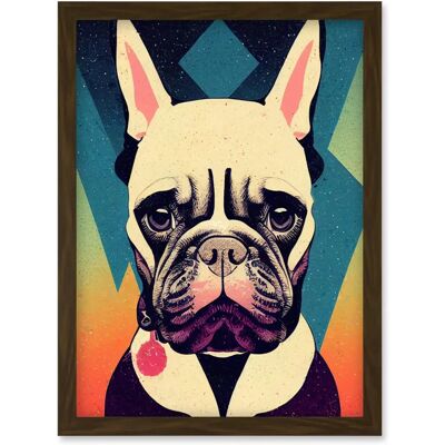 Artery8 Bulldog Portrait - Geometric Artwork Artery8 Bulldog Portrait - Geometric Artwork