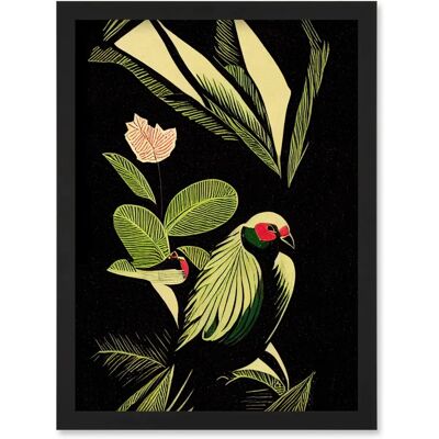 Artery8 - Green Black - Modern Vintage - Wall Art Print Artery8 - Green Black - Modern Vintage - Wall Art Print