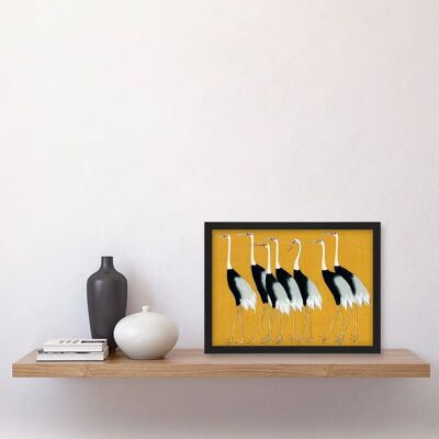 Artery8 Ogata Korin Vintage Mono - Mustard Yellow - A4 - Art Print Artery8 Ogata Korin Vintage Mono - Mustard Yellow - A4 - Art Print