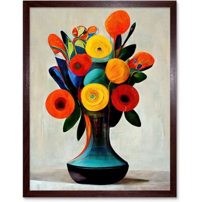 Artery8 - Midcentury Floral Bouquet - Art Print Artery8 - Midcentury Floral Bouquet - Art Print