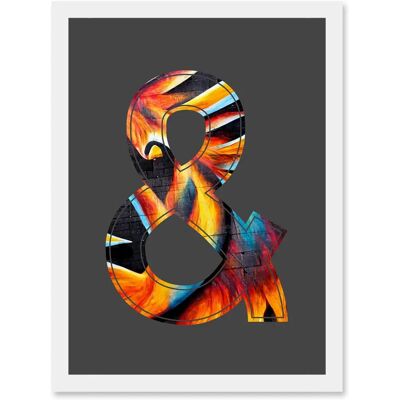 Artery8 - Symbol & Ampersand Sign Golden Bird - A4 - Wall Art Print Artery8 - Symbol & Ampersand Sign Golden Bird - A4 - Wall Art Print