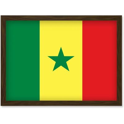 Artery8 - Senegal Flag - Vexillology - Framed - Wall Art Artery8 - Senegal Flag - Vexillology - Framed - Wall Art
