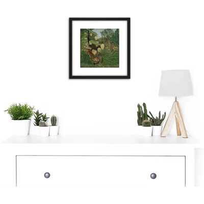 Artery8 - Rosseau Fight Between A Tiger And A Buffalo 1908 - 8x8 - Wall Art Artery8 - Rosseau Fight Between A Tiger And A Buffalo 1908 - 8x8 - Wall Art