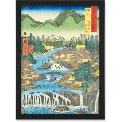 Artery8 - Shuzen Temple Hot Springs - Framed Wall Art Artery8 - Shuzen Temple Hot Springs - Framed Wall Art