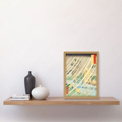 Artery8 Yamabushi Valley - A4 - Framed - Light Oak - Wall Art Print Artery8 Yamabushi Valley - A4 - Framed - Light Oak - Wall Art Print