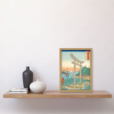 Artery8 - Tanokuchi Coast - A4 - Light Oak - Art Print Artery8 - Tanokuchi Coast - A4 - Light Oak - Art Print
