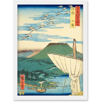 Artery8 - Saijo Iyo Province Utagawa Hiroshige - Japan Woodblock Artwork - Framed Wall Art Artery8 - Saijo Iyo Province Utagawa Hiroshige - Japan Woodblock Artwork - Framed Wall Art