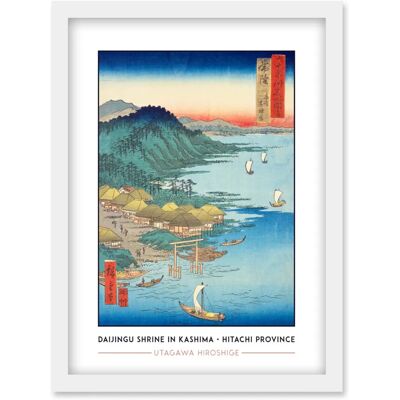 Artery8 - Daijingu Shrine Kashima - Hiroshige - Framed Wall Art Artery8 - Daijingu Shrine Kashima - Hiroshige - Framed Wall Art