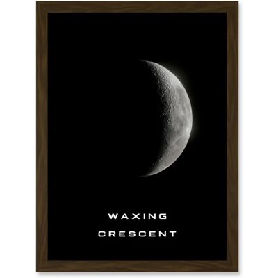 Artery8 - Phases of the Moon - A4 - Framed - Wall Art Print Artery8 - Phases of the Moon - A4 - Framed - Wall Art Print