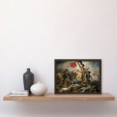 Artery8 - Eugène Delacroix July 28 1830 - Brown - Wall Art Print Artery8 - Eugène Delacroix July 28 1830 - Brown - Wall Art Print