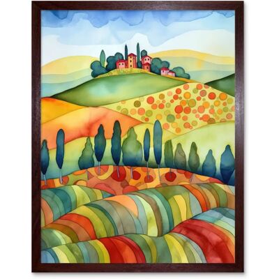 Artery8 - Landscape Of Tuscany - Art Print Artery8 - Landscape Of Tuscany - Art Print