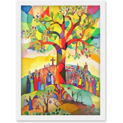 Artery8 - The Sermon On The Mount - A4 - Framed - Wall Art Artery8 - The Sermon On The Mount - A4 - Framed - Wall Art