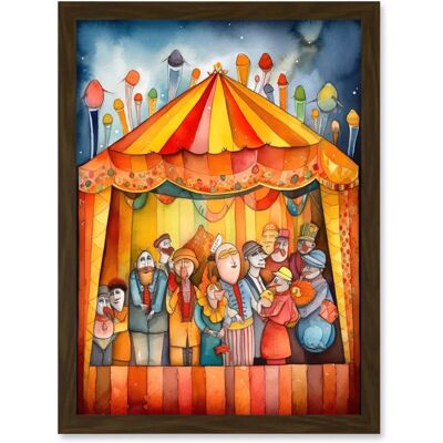 Artery8 - Puppet Theatre Stage End of Show Applause - Brown Artery8 - Puppet Theatre Stage End of Show Applause - Brown