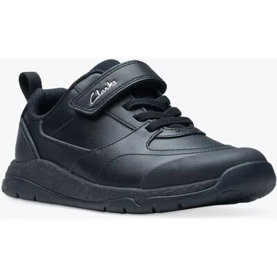 Clarks Boy's Steggy Stride Shoes - Black - Size 8 Clarks Boy's Steggy Stride Shoes - Black - Size 8