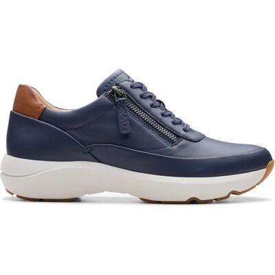 Clarks Tivoli Zip Sneaker navy leather Clarks Tivoli Zip Sneaker navy leather