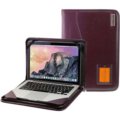 Broonel Purple Laptop Case for HP 250 G6 - Leather, 128GB SSD, M.2 Broonel Purple Laptop Case for HP 250 G6 - Leather, 128GB SSD, M.2