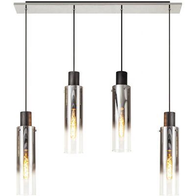 Litecraft - Visconte Fumo - Smoke Glass - 4 Light - Pendant Light Litecraft - Visconte Fumo - Smoke Glass - 4 Light - Pendant Light