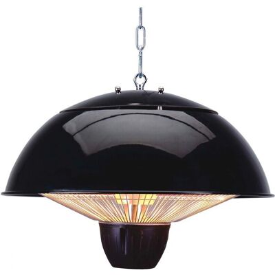 BHS Lighting 1500W Ceiling Pendant Patio Heater - IP34 Black BHS Lighting 1500W Ceiling Pendant Patio Heater - IP34 Black