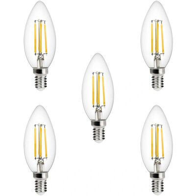 BHS Lighting Pack of 5 4W E14 Candle LED Bulb - LED Bulb BHS Lighting Pack of 5 4W E14 Candle LED Bulb - LED Bulb
