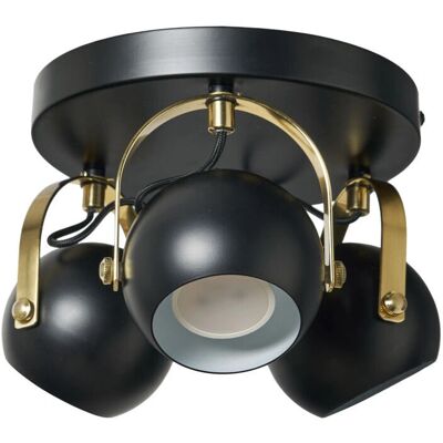 Litecraft - Eyeball Spotlight Plate - Black - Lighting fixture Litecraft - Eyeball Spotlight Plate - Black - Lighting fixture