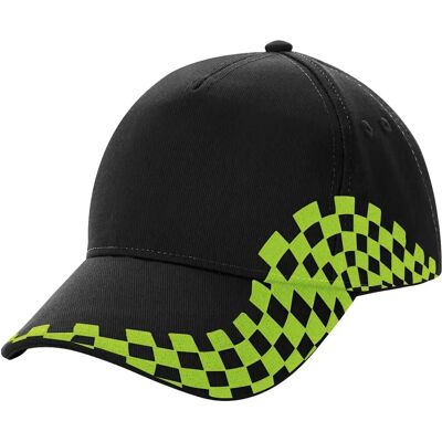 Casquette Beechfield Grand Prix - Design à Carreaux Unisexe 100% Coton Casquette Beechfield Grand Prix - Design à Carreaux Unisexe 100% Coton