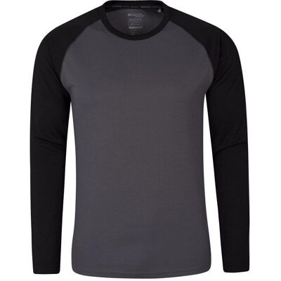 Mountain Warehouse Endurance Lange Mouwen T-Shirt - Zwart - Heren Mountain Warehouse Endurance Lange Mouwen T-Shirt - Zwart - Heren