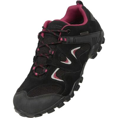 Mountain Warehouse Dames Sneakers - Zwart/Rood - Maat UK 7 Mountain Warehouse Dames Sneakers - Zwart/Rood - Maat UK 7