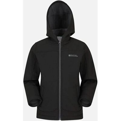 Giacca Soft Shell Impermeabile per Bambini Mountain Warehouse Exodus - Nera - 3-4 Anni Giacca Soft Shell Impermeabile per Bambini Mountain Warehouse Exodus - Nera - 3-4 Anni