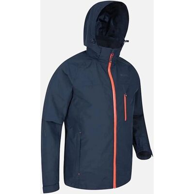Mountain Warehouse Heren Brisk Extreme Waterdichte Jas - Marineblauw - Maat 3XL Mountain Warehouse Heren Brisk Extreme Waterdichte Jas - Marineblauw - Maat 3XL
