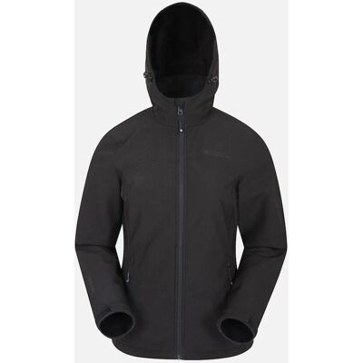 Mountain Warehouse Exodus Ademend Soft Shell Jas - Zwart - Maat 20 Mountain Warehouse Exodus Ademend Soft Shell Jas - Zwart - Maat 20