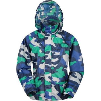 Giacca Impermeabile Bambini Mountain Warehouse Mimetico - Taglia 9-10 anni Giacca Impermeabile Bambini Mountain Warehouse Mimetico - Taglia 9-10 anni