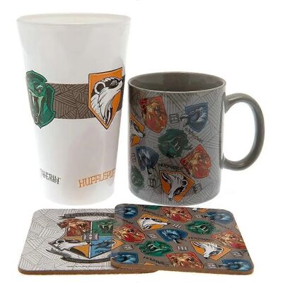 Harry Potter Hogwarts Gift Set - Hogwarts Houses Ceramic Glasses Harry Potter Hogwarts Gift Set - Hogwarts Houses Ceramic Glasses