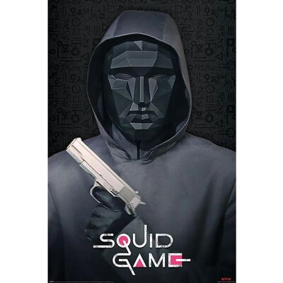 Pertemba FR - Home Squid Game Mask Man Poster - 61x91cm - Poster Pertemba FR - Home Squid Game Mask Man Poster - 61x91cm - Poster