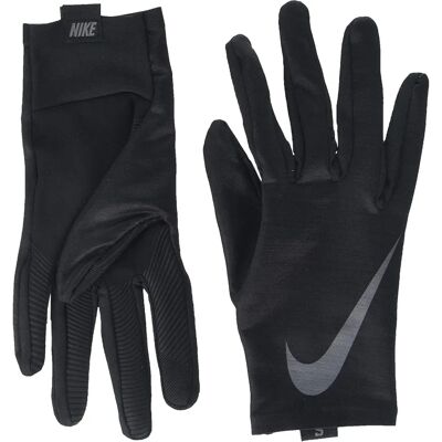 Nike Schwarze Herren Handschuhe - Leicht, Touchscreen, Reflektiv Nike Schwarze Herren Handschuhe - Leicht, Touchscreen, Reflektiv