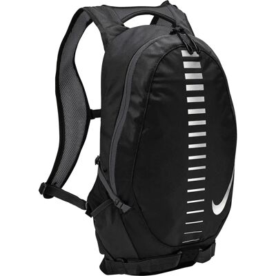 Nike Unisex Run Commuter Rugzak - Zwart/Zilver - 15L Nike Unisex Run Commuter Rugzak - Zwart/Zilver - 15L