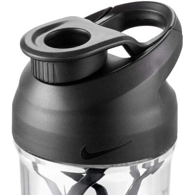 Nike Tr Hypercharge Shaker Bottle - Schwarz & Transparent - 710ml Nike Tr Hypercharge Shaker Bottle - Schwarz & Transparent - 710ml