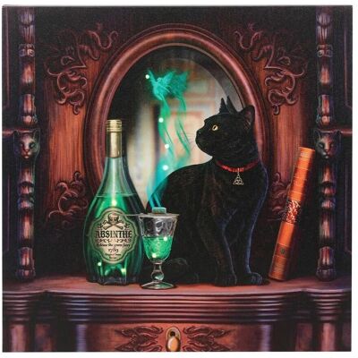 Lisa Parker Absinthe Canvas Framed Plaque - Plaque Lisa Parker Absinthe Canvas Framed Plaque - Plaque