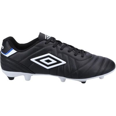Chuteira de Futebol de Couro Umbro Modelo Speciali Liga - Preto/Branco Chuteira de Futebol de Couro Umbro Modelo Speciali Liga - Preto/Branco