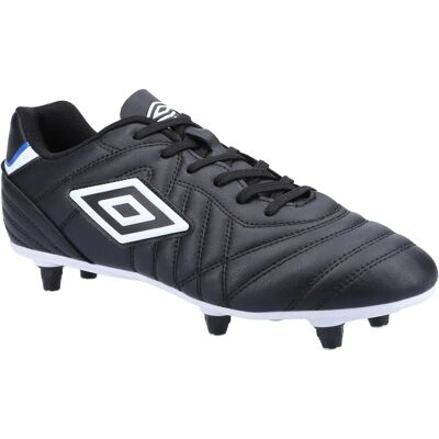 Modelo Umbro Botas de Futebol para Relva Macia - Preto/Branco Modelo Umbro Botas de Futebol para Relva Macia - Preto/Branco