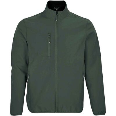 SOLS Falcon Recycled Soft Shell Jacket - Forest Green - Soft Shell Jacket SOLS Falcon Recycled Soft Shell Jacket - Forest Green - Soft Shell Jacket