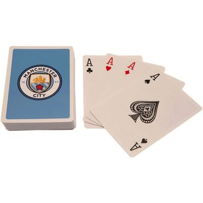 Manchester City FC Vaakuna pelipakkaus Sininen/Valkoinen Manchester City FC Vaakuna pelipakkaus Sininen/Valkoinen