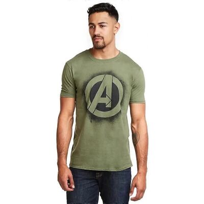 Avengers Mens Stencil Logo T-Shirt - T-Shirt Avengers Mens Stencil Logo T-Shirt - T-Shirt