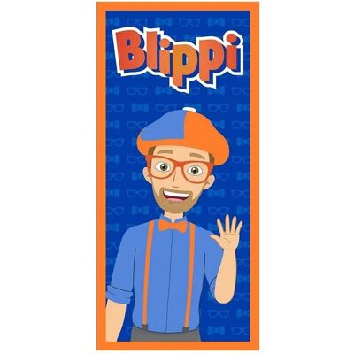 Pertemba FR - Serviette de plage Blippi - Bleu/orange - Serviette de plage Pertemba FR - Serviette de plage Blippi - Bleu/orange - Serviette de plage