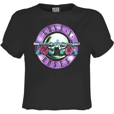 Amplified Womens Model Tonal Bullet Guns N Roses T-Shirt - T-Shirt Amplified Womens Model Tonal Bullet Guns N Roses T-Shirt - T-Shirt