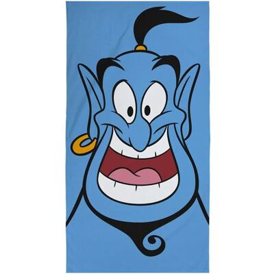 Serviette Génie d'Aladdin - Coton, 140cm, Imprimée - Serviette - Publicité Serviette Génie d'Aladdin - Coton, 140cm, Imprimée - Serviette - Publicité