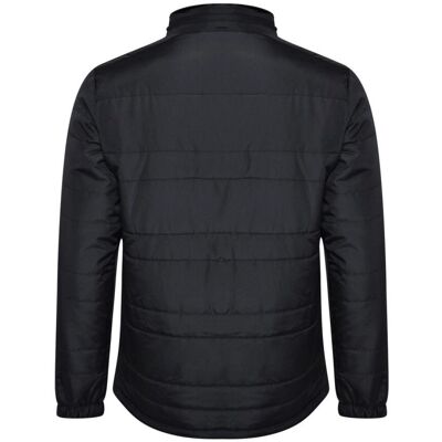 Umbro Boys Black Quilted Padded Jacket - Childrens/Kids Club Essential Umbro Boys Black Quilted Padded Jacket - Childrens/Kids Club Essential